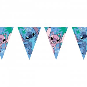 Vimpelgirlang - Stitch & Angel - 2,3 m
