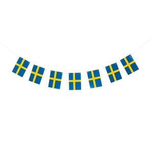 Girlang - Svenska flaggan - 2 meter