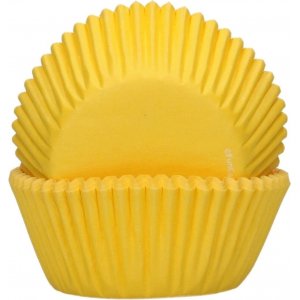 Muffinsformar - Gula - Funcakes - 48-pack