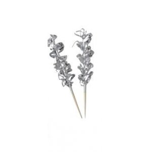 Cake picks - Små - Silver - 8 cm - 25-pack