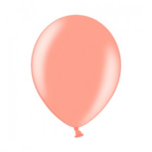 Ballonger - Metallic - Roséguld - 10 st