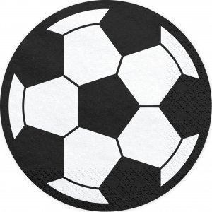 Servetter - Runda - Football Party - 20-pack