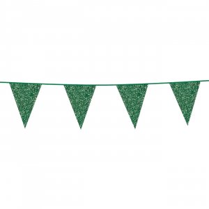 Girlang - Grön Glitter - 6m