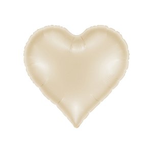 Folieballong - Sweetie Heart Satin Cream 46 cm