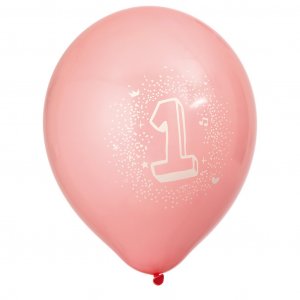 Ballonger - 1 - Ljusrosa - 6-pack