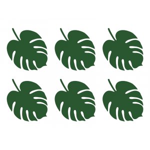 Bordsdekorationer - Aloha - Blad