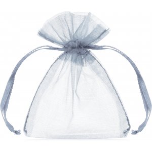 Organzapåsar - Silver - 10-pack