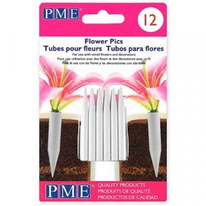 Cake Picks för riktiga blommor - Små - 12-pack - PME