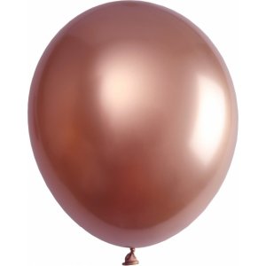 Ballonger - Metallic - Roséguld - 6-pack - 30 cm