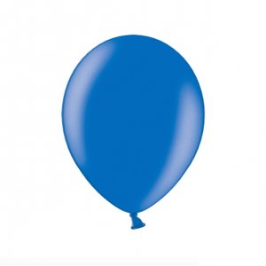 Ballonger - Metallic - Kornblå - 10 st