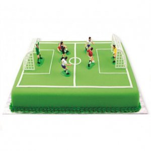 Cake Topper - Fotboll - Mål & Spelare