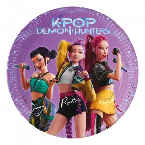 Papptallrikar - K-Pop Demon Hunters- 20 cm - 8-pack