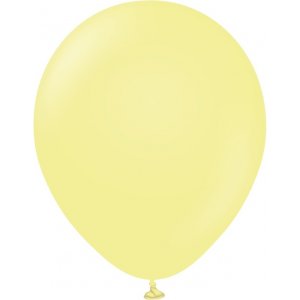 Ballonger enfärgade - Premium 30 cm - Macaron Yellow