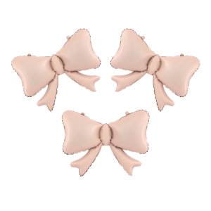 Folieballong - Rosetter - Ljusrosa - 55 cm - 3-pack