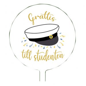 Folieballong - 46 cm - Studenten