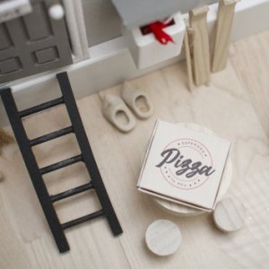 Pizzakartong - 3-pack - Nissen flyttar in