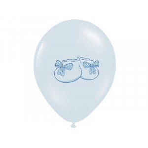 Ballonger - Babyskor - Ljusblå - 6-pack