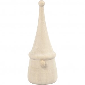 Träfigur - Nästomte - 8cm
