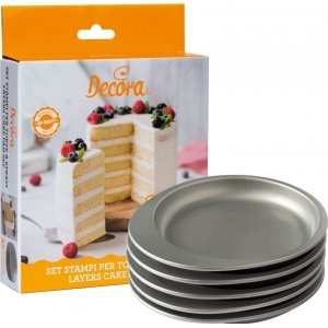 Bakform - Layer Cake - 5 formar - 15 cm
