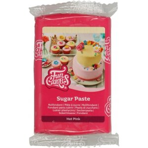 Sugarpaste/Sockerpasta - Hot Pink - Funcakes - 250 g