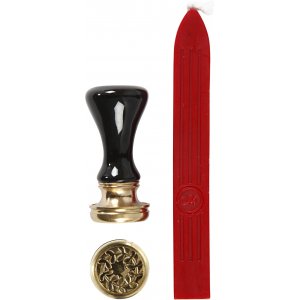 Lack och sigill - röd - Dia. 17 mm