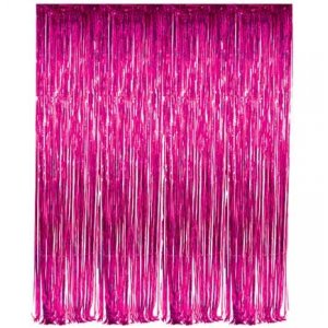Draperi - Metallic - Hot Pink