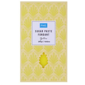 Sugarpaste/Sockerpasta - Gul - PME - 250 g