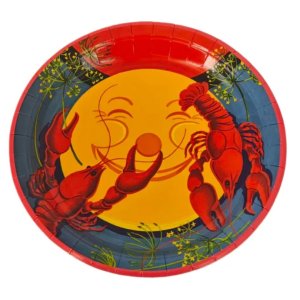 Papperstallrik - Kräftdesign - 23 cm - 8-pack
