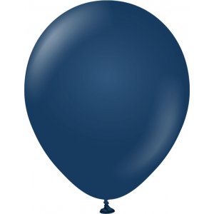 Ballonger enfärgade - Premium 30 cm - Navy - 10-pack
