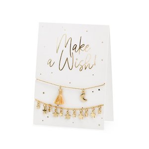 Kort med armband - Make a wish