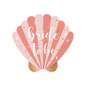 Servetter - Snäcka - Bride to be - 20-pack