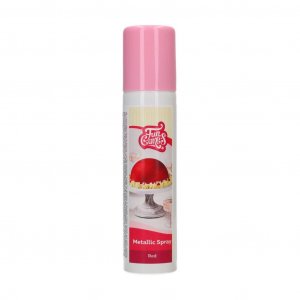 Ätbar spray - FunCakes - Metallic Red - 100 ml