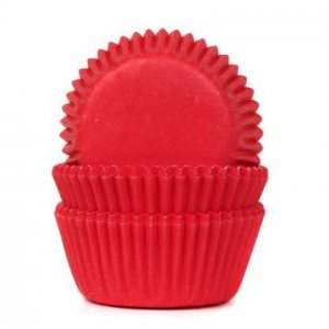 Minimuffinsformar - Röda - 60-pack