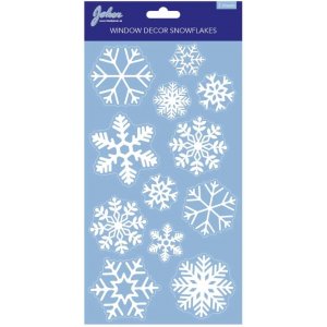 Fönsterdekorationer - Snöflingor - 24 st