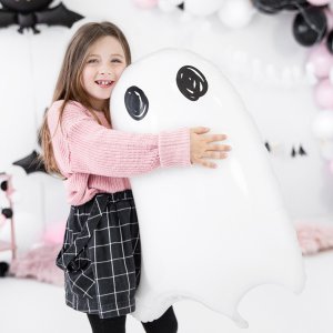 Folieballong - Spöke - Pink Halloween