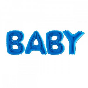 Ballonggirlang - BABY - Blå