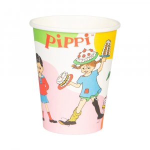 Pappmuggar - Pippi Långstrump - 8-pack