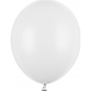 Pastellballonger - Premium 27 cm - Vita - 50-pack