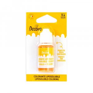 Flytande färg - Gul - 15 g - Decora