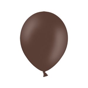 Pastellballonger - Premium 27 cm - Brun - 10-pack