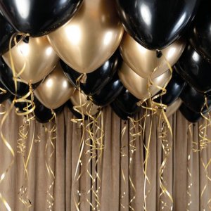 Ballongtak - Svart/Guld