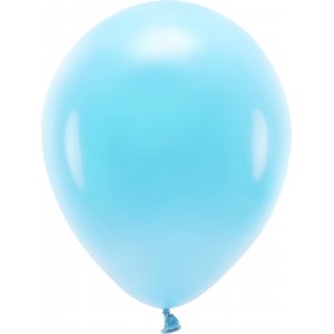 Enfärgade ballonger - Eco 30 cm - Ljusblå - 10-pack