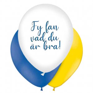 Ballonger - Fy fan vad du är bra - 8-pack