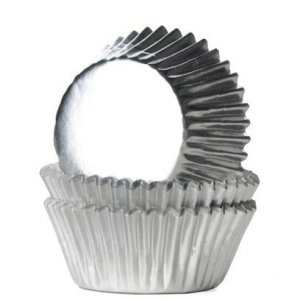 Minimuffinsformar - Metallic - Silver - 36 st