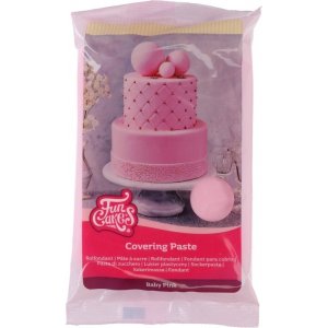 Covering paste/Sockerpasta - Baby Pink - Funcakes - 500 g