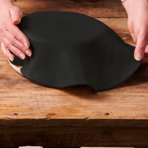 Utkavlad sugarpaste - Ready Rolled - Svart - FunCakes - 36 cm