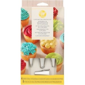 Dekorationskit till cupcakes - Tyllar och spritspåsar - Wilton