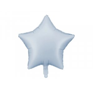 Folieballong - Stjärna - Misty blue - 48 cm