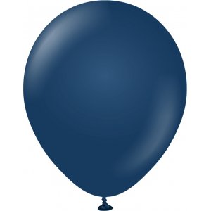 Ballonger enfärgade - Premium 45 cm - Navy - 5-pack