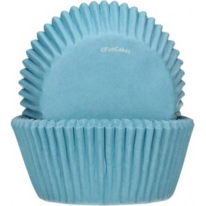 Muffinsformar - Ljusblå - Funcakes - 48-pack